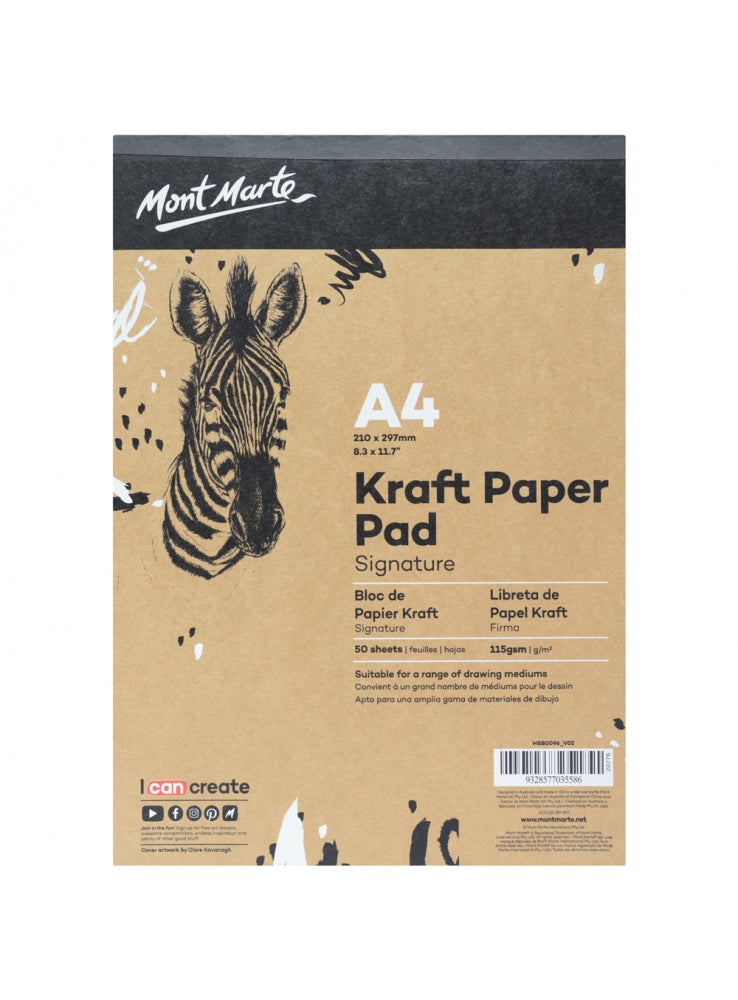 Signature Kraft Paper Pad - A4 (8.3 x 11.7 in.)